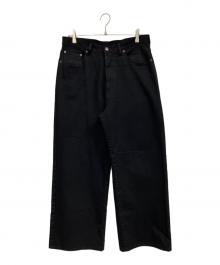 UNUSED（アンユーズド）の古着「13.5oz denim five pockets pants」｜ブラック