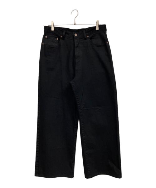 UNUSED（アンユーズド）UNUSED (アンユーズド) 13.5oz denim five pockets pants ブラック サイズ:3の古着・服飾アイテム