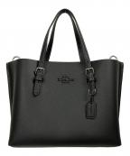 COACHコーチ）の古着「2WAYショルダーバッグ」｜ブラック