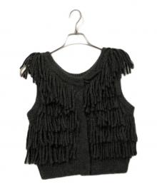 CLANE（クラネ）の古着「ニットベスト」｜グレー