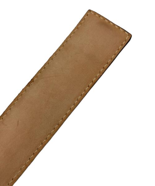 LOEWE（ロエベ）LOEWE (ロエベ) レザーマグネットバングル レッドの古着・服飾アイテム