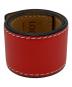 LOEWE (ロエベ) レザーマグネットバングル レッド：7000円