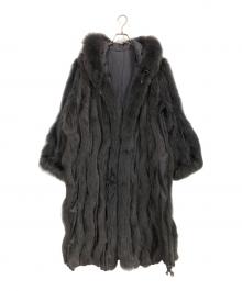 SAGA FOX（サガフォックス）の古着「フォックスファーリバーシブルガウンコート」