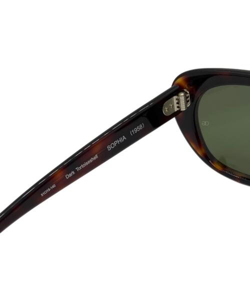 Oliver Goldsmith（オリバーゴールドスミス）Oliver Goldsmith (オリバーゴールドスミス) サングラス SOPHIA ブラウンの古着・服飾アイテム