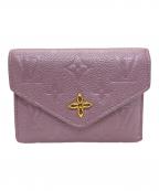 LOUIS VUITTONルイ ヴィトン）の古着「ポルトフォイユ・ヴィクトリーヌ」｜ピンク