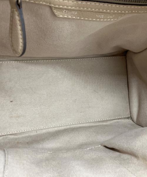 CELINE（セリーヌ）CELINE (セリーヌ) ラゲージマイクロショッパートートバッグ ベージュの古着・服飾アイテム