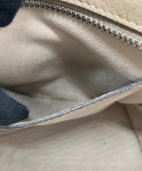 CELINE（セリーヌ）CELINE (セリーヌ) ラゲージマイクロショッパートートバッグ ベージュの古着・服飾アイテム