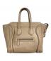 CELINE（セリーヌ）の古着「ラゲージマイクロショッパートートバッグ」｜ベージュ