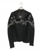me ISSEY MIYAKEミーイッセイ ミヤケ）の古着「カーディガン」｜ブラック