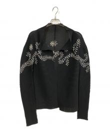 me ISSEY MIYAKE（ミーイッセイ ミヤケ）の古着「カーディガン」｜ブラック