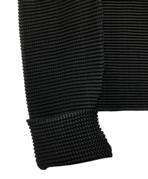 me ISSEY MIYAKE（ミーイッセイ ミヤケ）me ISSEY MIYAKE (ミーイッセイ ミヤケ) カーディガン ブラック サイズ:-の古着・服飾アイテム