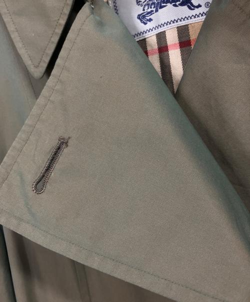 Burberry's（バーバリー）Burberry's (バーバリー) ステンカラーコート グリーン サイズ:FREEの古着・服飾アイテム