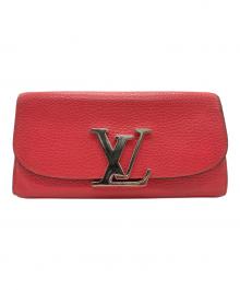 LOUIS VUITTON（ルイ ヴィトン）の古着「ポルトフォイユ・ヴィヴィエンヌ」｜ショッキングピンク