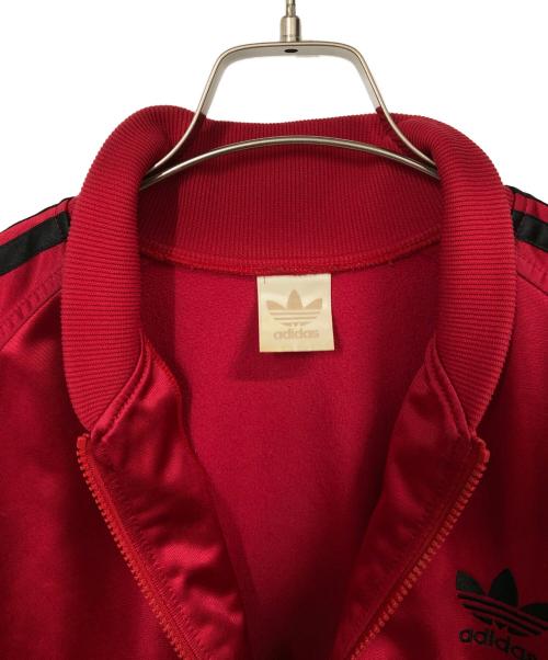 adidas（アディダス）adidas (アディダス) トラックジャケット レッド サイズ:L-0の古着・服飾アイテム