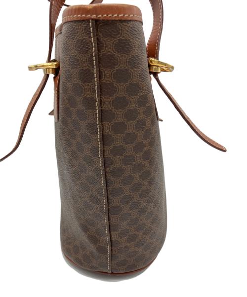 CELINE（セリーヌ）CELINE (セリーヌ) マカダム柄　トートバッグ ブラウンの古着・服飾アイテム