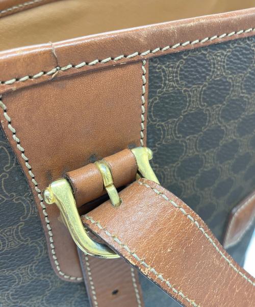 CELINE（セリーヌ）CELINE (セリーヌ) マカダム柄　トートバッグ ブラウンの古着・服飾アイテム