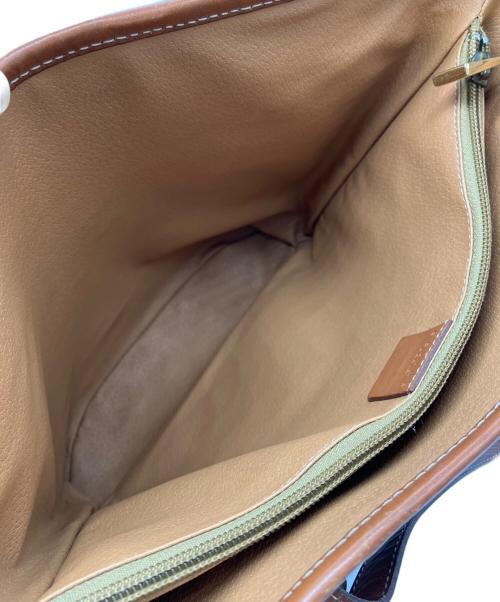 CELINE（セリーヌ）CELINE (セリーヌ) マカダム柄　トートバッグ ブラウンの古着・服飾アイテム
