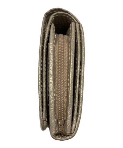 KITAMURA2（キタムラツウ）KITAMURA2 (キタムラツウ) 二つ折り財布 シャンパンゴールドの古着・服飾アイテム