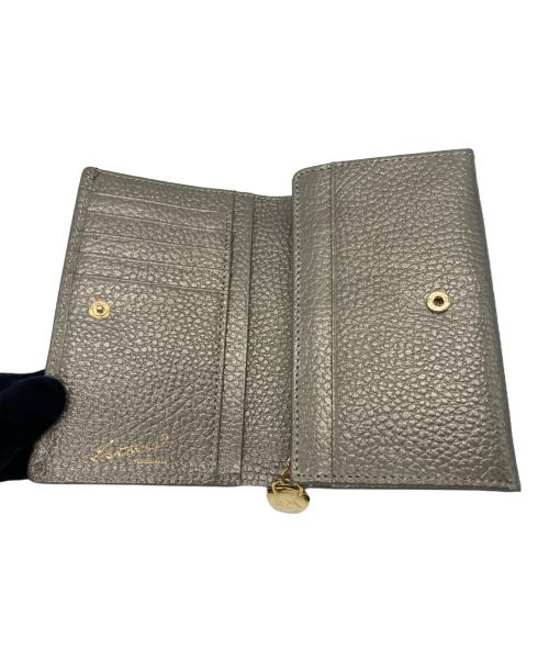 KITAMURA2（キタムラツウ）KITAMURA2 (キタムラツウ) 二つ折り財布 シャンパンゴールドの古着・服飾アイテム