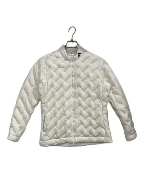adidas（アディダス）adidas (アディダス) ダウンジャケット ホワイト サイズ:L 未使用品の古着・服飾アイテム