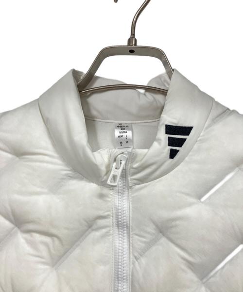 adidas（アディダス）adidas (アディダス) ダウンジャケット ホワイト サイズ:L 未使用品の古着・服飾アイテム