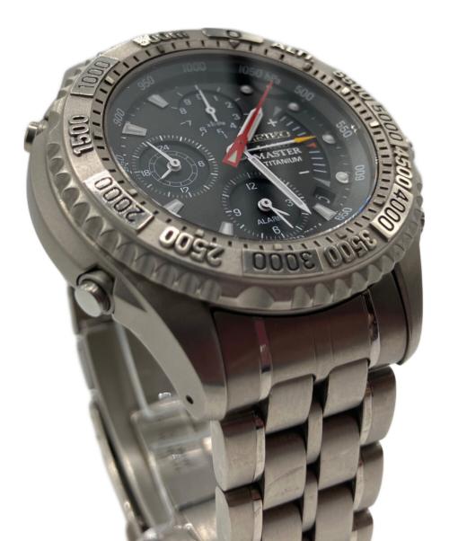 SEIKO（セイコー）SEIKO (セイコー) 腕時計 ランドマスター サミッター ブラックの古着・服飾アイテム