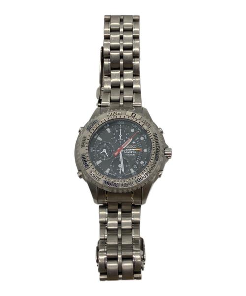 SEIKO（セイコー）SEIKO (セイコー) 腕時計 ランドマスター サミッター ブラックの古着・服飾アイテム