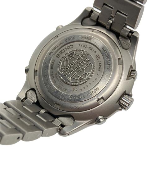 SEIKO（セイコー）SEIKO (セイコー) 腕時計 ランドマスター サミッター ブラックの古着・服飾アイテム