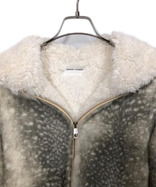 tsumori chisato（ツモリチサト）tsumori chisato (ツモリチサト) ゴマアザラシファーブルゾン グレー サイズ:2の古着・服飾アイテム