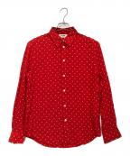 CELINEセリーヌ）の古着「長袖ブラウス」｜レッド