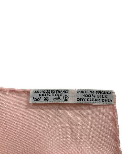 HERMES（エルメス）HERMES (エルメス) カレ90 サンスーシ宮殿 シルクスカーフ ピンクの古着・服飾アイテム