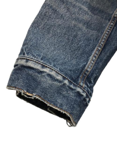 Attick by Johnbull（アティックバイジョンブル）Attick by Johnbull (アティックバイジョンブル) ヴィンテージ加工デニムトラッカージャケット  インディゴ サイズ:FREEの古着・服飾アイテム