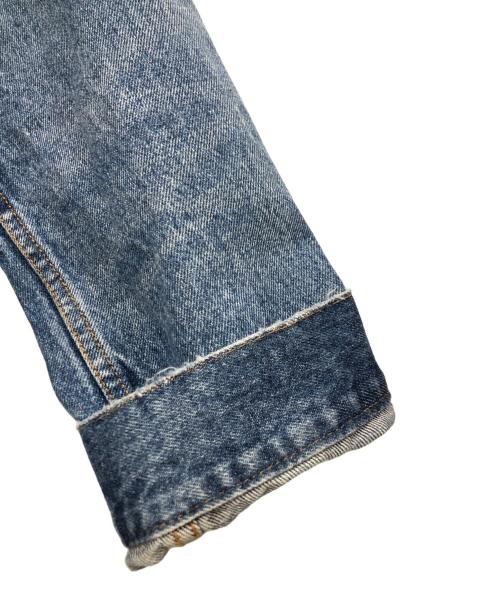 Attick by Johnbull（アティックバイジョンブル）Attick by Johnbull (アティックバイジョンブル) ヴィンテージ加工デニムトラッカージャケット  インディゴ サイズ:FREEの古着・服飾アイテム