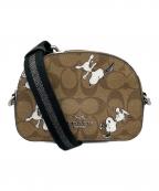 COACH×PEANUTSコーチ×ピーナッツ）の古着「PEANUTS ショルダーバッグ」｜ブラウン