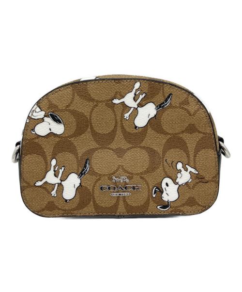 COACH（コーチ）COACH (コーチ) PEANUTS (ピーナッツ) PEANUTS ショルダーバッグ ブラウンの古着・服飾アイテム