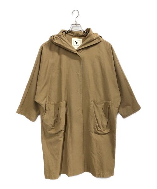 humming bird（ハミングバード）humming bird (ハミングバード) ロングコート ベージュ サイズ:FREEの古着・服飾アイテム