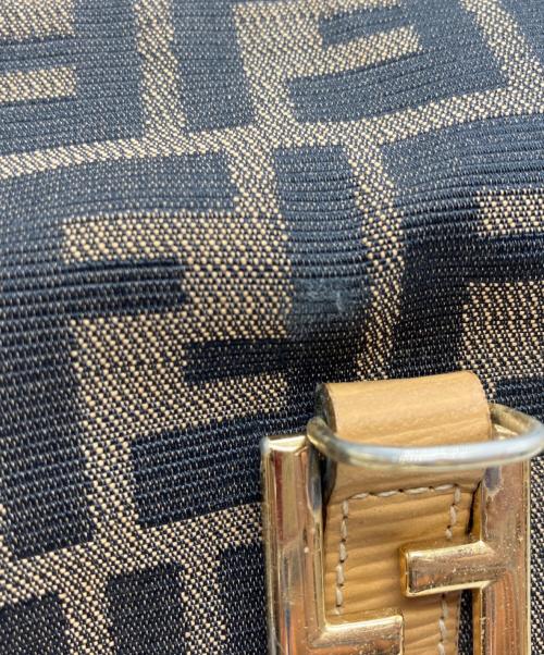 FENDI（フェンディ）FENDI (フェンディ) ズッカ 2wayミニボストンバッグ ブラウン×ベージュの古着・服飾アイテム