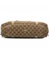 中古・古着 GUCCI (グッチ) GGツインズ　トートバッグ ホワイト×ブラウン：20000円