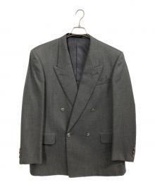 Yves Saint Laurent（イヴサンローラン）の古着「銀釦ダブルジャケット」｜グレー