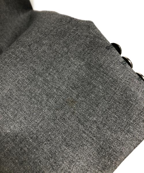 Yves Saint Laurent（イヴサンローラン）Yves Saint Laurent (イヴサンローラン) 銀釦ダブルジャケット グレー サイズ:AB4の古着・服飾アイテム