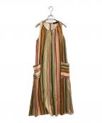 CABANキャバン）の古着「ノースリーブワンピース」｜マルチカラー