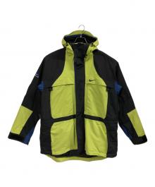 NIKE ACG（ナイキエーシージー）の古着「フーデッドジャケット」｜ブラック×イエロー