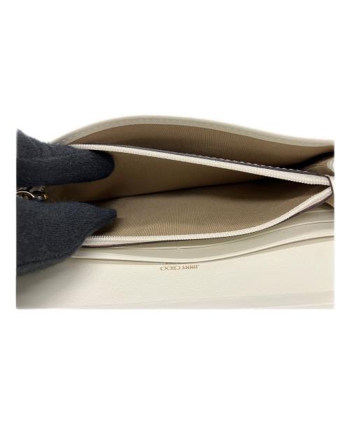 JIMMY CHOO（ジミーチュウ）JIMMY CHOO (ジミーチュウ) 長財布 ベージュの古着・服飾アイテム