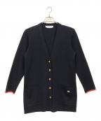 Burberry'sバーバリーズ）の古着「金釦カーディガン」｜ネイビー