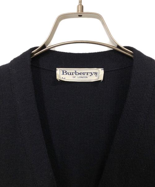 Burberry's（バーバリーズ）Burberry's (バーバリーズ) 金釦カーディガン ネイビー サイズ:Mの古着・服飾アイテム