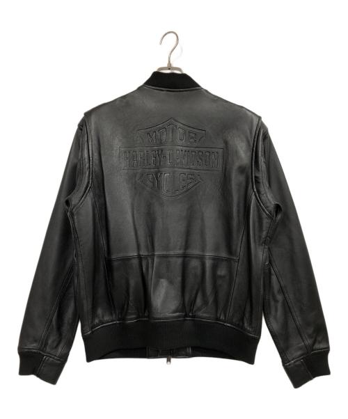 HARLEY-DAVIDSON（ハーレーダビッドソン）HARLEY-DAVIDSON (ハーレーダビッドソン) レザージャケット ブラック サイズ:Mの古着・服飾アイテム