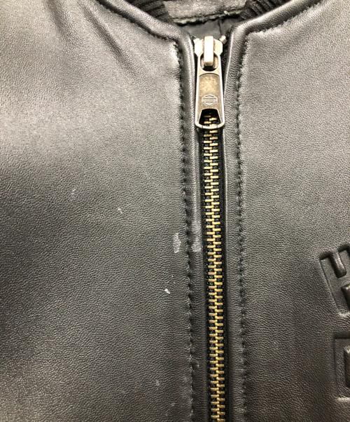 HARLEY-DAVIDSON（ハーレーダビッドソン）HARLEY-DAVIDSON (ハーレーダビッドソン) レザージャケット ブラック サイズ:Mの古着・服飾アイテム