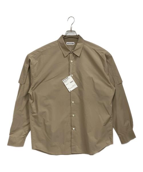 SOFTHYPHEN（ソフトハイフン）SOFTHYPHEN (ソフトハイフン) 長袖シャツ ベージュ サイズ:2の古着・服飾アイテム