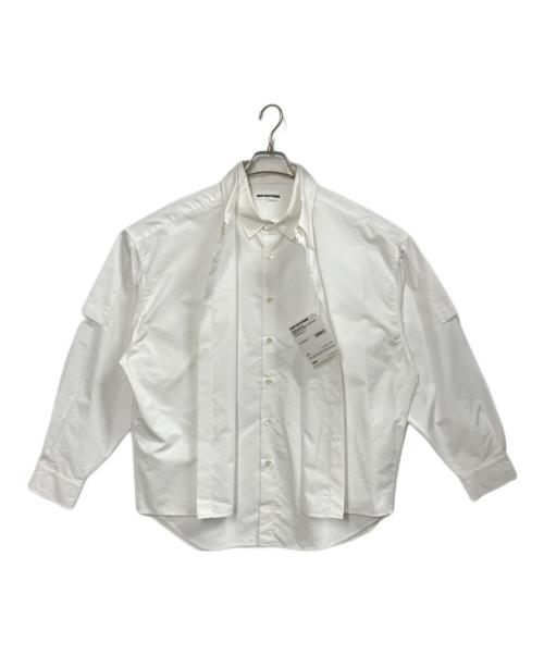 SOFTHYPHEN（ソフトハイフン）SOFTHYPHEN (ソフトハイフン) 長袖シャツ ホワイト サイズ:1の古着・服飾アイテム