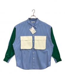 SOFTHYPHEN（ソフトハイフン）の古着「長袖シャツ」｜ブルー×グリーン